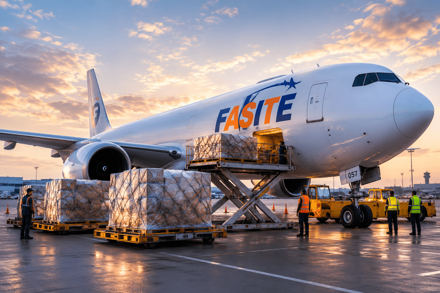 International air freight cargo