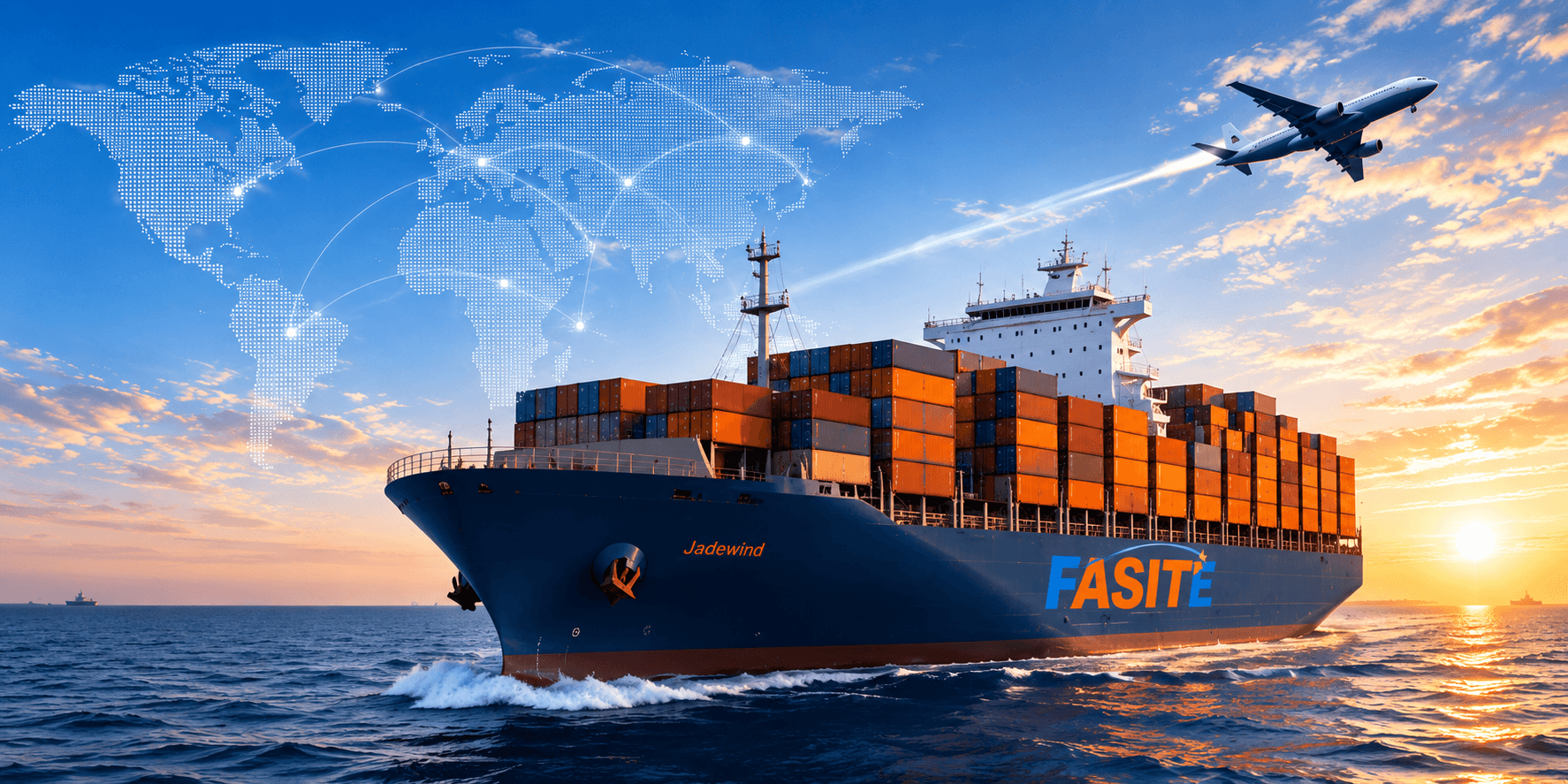 International ocean freight and air transport